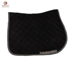 Almohadilla de Terciopelo Negro para Montar a Caballo, Absorbente de Impactos, Transpirable, Antideslizante, para Equitación Inglesa, Venta al Por Mayor OEM - Product Image 6