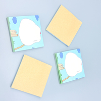 Vente en gros de blocs-notes de dessin animé mignon papeterie décorative notes autocollantes en carton kraft offset panneau duplex-pour la gestion des factures