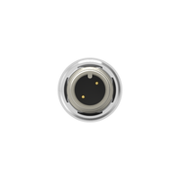 Nian-Yeong WP-02M2-103-11 WP M12(M) 2PIN A-Coded Inner Push Pull Molded with Cable IP67 Waterproof 4A 250V Usage Industriel