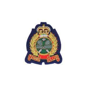 Envío Rápido de Fábrica, Insignia Bordada a Mano para Blazer, Insignias Personalizadas de Alta Calidad y Bajo Costo para Clubes y Uniformes con Diseño 3D y Pin de Seguridad - Product Image 1