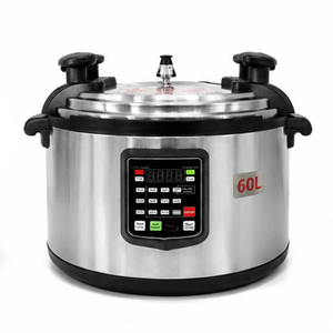 60L (63.4 QT) <b>Pressure</b> <b>Cooker</b>, Multi <b>Cooker</b> <b>Pressure</b> Canner with Non-Stick Inner Pot, 5000W, for Hotel Canteen Restaurant and - Product Image 2