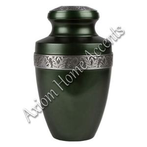 Urna de cremación de aluminio hecha a mano con acabado pulido-Elegante urna de tributo de Axiom Home Accents - Product Image 6