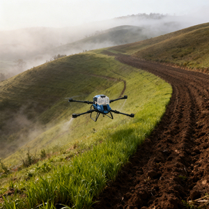 Dron Pulverizador Agrícola Eléctrico de 4 Ejes y 5L, 15KG MTOW, Carga Útil de 5KG, Carga Rápida de 0.2h, UAV con Control Remoto Inteligente - Product Image 2