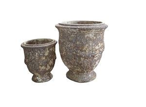 Produits en gros en grande quantité : pots et jardinières en céramique émaillée Atlantis pour la décoration intérieure et extérieure, utilisation au sol. - Product Image 4