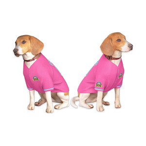 Custom Children's Unisex Pet <b>Dog</b> Baseball Jersey Summer Eco-Friendly Quick Dry Breathable Sleeveless Polyester Mesh Front Name - Product Image 3
