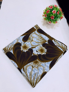 Tissu en coton imprimé wax africain vif pour vêtements élégants pour femmes, projets créatifs de couture et d'artisanat, fabriqué en Libye - Product Image 3