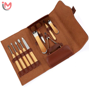 Top Quality Manicure Tool <b>Kit</b> Cleaning <b>Nails</b> Leather Packaging Beauty Manicure 12pcs Manicure Pedicure Set <b>Nail</b> Clipper <b>Kit</b> OEM - Product Image 2