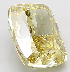 Diamant taillé en coussin de qualité supérieure, 3,50-4,00 carats, jaune fantaisie VS1, pierre naturelle lâche, idéal pour la création de bijoux fins et élégants - Product Image 2