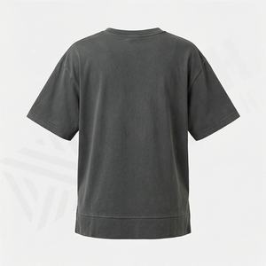 Camisetas Unisex al por Mayor con Lavado Ácido, Personalizadas, para Hombre y Mujer, de Algodón Desgastado, de Secado Rápido, Transpirables, de Tela de Lona, Color Personalizado - Product Image 2