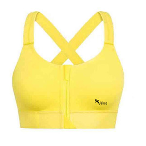 Private Label Women Plus Size Yoga Bra Gym Clothing front zip gym Sports Bra <b>Top</b> fitness - Product Image 5