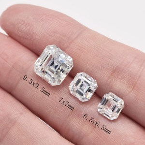 เพชร F Color Asscher Lab Grown 1 กะรัต VS1 รับรองโดย IGI CVD 3EX ผู้จัดจำหน่ายสำหรับตัวแทนจำหน่ายเพชรและผู้ซื้อระหว่างประเทศ - Product Image 6