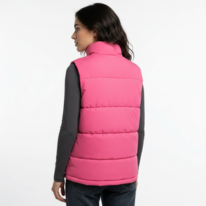 Chaleco Acolchado Cálido Personalizado para Mujer, Ropa de Abrigo sin Mangas con Aislamiento para Invierno, Fabricante - Product Image 3