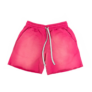 <b>Red</b> <b>Men's</b> Casual Drawstring <b>Shorts</b> Solid Color Mid Waist Woven <b>Short</b> <b>Shorts</b> - Product Image 2