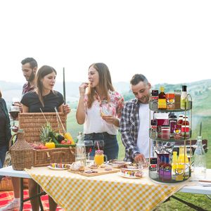 "3 Tier <b>Rotating</b> Makeup Organizer 360 Spinning 55LBS Load Capacity 55L Storage 3-Tier <b>Shelves</b> for Cosmetics Perfumes Lotion" - Product Image 3