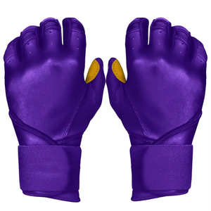 Guantes de Bateo de Béisbol y Sóftbol de Cuero Personalizados, Acolchados, Transpirables, para Entrenamiento, para Adultos - Product Image 1