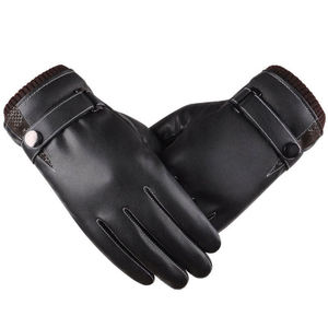 Gants de mode d'hiver pour femmes de qualité supérieure / Gants en cuir non doublés / Gants en cuir d'hiver pour hommes et femmes - Product Image 2