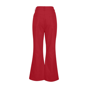 Custom Women Flare <b>Pants</b> with Private Label Options Cotton/<b>Spandex</b> Breathable Casual Outfits Boutique Collections - Product Image 4