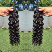Extensions de cheveux bouclés de qualité supérieure de 20 pouces, 100% cheveux humains Remy vierges, cuticules alignées, sans nœuds, brillantes, douces, grade 12A