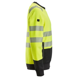 เสื้อเชิ้ตนิรภัยสะท้อนแสงสีเหลืองดำ แขนยาว ระดับ Class 2 สำหรับงานอุตสาหกรรม - Product Image 4