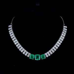 Joyería de diamantes cultivados en laboratorio de oro de 10k, 14k y 18k, collares de boda VVS VS E F, joyería de lujo para mujeres. - Product Image 4