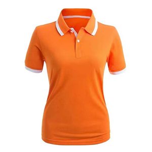 เสื้อโปโลแขนสั้นผู้หญิง ทรงดรายฟิต สีพื้น ดีไซน์คอปกเรียบหรู สำหรับสไตล์ทันสมัยในเทรนด์แฟชั่น - Product Image 1
