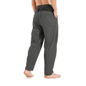 <b>Drawstring</b> Loose Fit Men's Pants and <b>Trousers</b> Casual Comfortable Elastic Waist Everyday Wear - Product Image 2