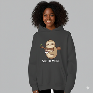 Sweat-shirt à capuche pour femme avec logo personnalisé, doublure en polaire, vêtement décontracté et ample pour l'hiver - Product Image 1