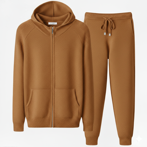 Survêtement Jogger Homme Tendance Vert Olive en Polyester/Coton, Délavé à l'Acide, Ajusté, Respirant, Extensible dans les Quatre Sens, avec Cordon de Serrage - Product Image 5