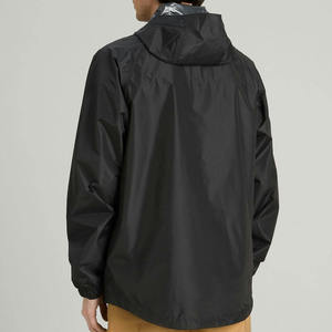 High Quality Black EVA <b>Raincoat</b> Custom Outdoor Waterproof Hiking Jacket Printed Poncho Windproof Canvas Fabric Wholesale OEM - Product Image 3