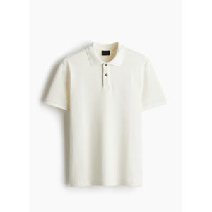Polo ajusté pour homme en coton premium, manches courtes, décontracté, pour le travail, tissu respirant et doux, style moderne - Product Image 3