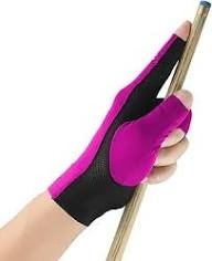 Pool Snooker Gloves For Players Smooth Cue Control Gloves ComfortableFit Anti <b>Slip</b> Glove Three Finger Glove Lightweight Billiard - Product Image 5