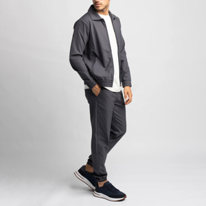 เสื้อแจ็คเก็ตมีฮู้ดซิป ผ้าฝ้ายยืดพรีเมียม 100% พิมพ์โลโก้ได้ ทรงหลวม สปอร์ตแวร์คุณภาพสูง ชุดลำลองสำหรับ - Product Image 3