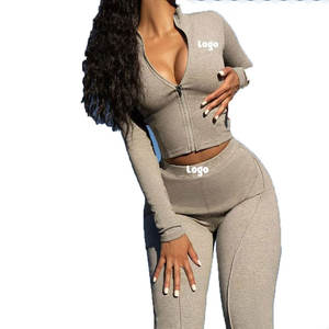 Conjunto Deportivo Seamless para Mujer, Ropa Deportiva de Alta Elasticidad, Bra Deportivo y Leggings Transpirables para Yoga - Product Image 6