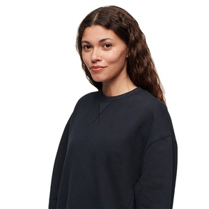 Nouveau design – Sweat-shirts pour femme en maille tricotée, coupe ajustée, épaules tombantes, couleur personnalisable, épais, élégants et de haute qualité - Product Image 4