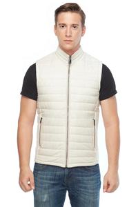 Chaleco acolchado de cuero de alta calidad para hombre con cierre de cremallera, nuevo chaleco calefactable de moda para invierno, transpirable y elegante - Product Image 5