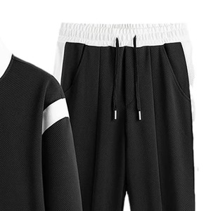 Chándal de invierno personalizado con logotipo para hombre, tallas grandes, sudaderas con capucha y sudaderas para hombre - Product Image 4