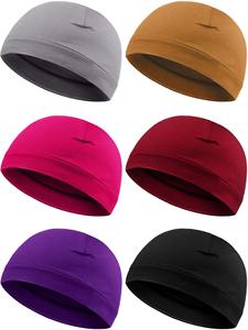 Gorros de Algodón con Diseño de Calavera para Hombre y Mujer, Gorro Multifuncional, Gorro para Dormir, Forro para Casco, Proveedor al por Mayor, 6 Piezas - Product Image 1