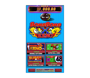 Bomb Bomb KENO Vertical with Lucky Numbers for Coin Operate <b>Arcade</b> <b>Machine</b> Video <b>Game</b> Wms550 Pog <b>Game</b> Board <b>Game</b> <b>Machine</b> - Product Image 1