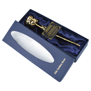 Rosa Preservada de Lujo Bañada en Oro de 24k, Rosa Real Hecha a Mano, Regalo Romántico Perfecto para Aniversario, Día de San Valentín y Más - Product Image 1