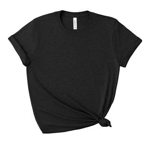 T-shirt Bella Canvas en tissu tri-mélange noir - Product Image 1