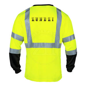 Camisetas Reflectantes de Alta Visibilidad con Logotipo Personalizado, LED Impermeable Clase 1 ANSI, Hechas en Pakistán, de Alta Calidad - Product Image 2