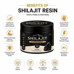 Résine de Shilajit de l'Himalaya 100% originale OEM, provenant de l'Himalaya d'Inde, qualité supérieure, 30g pour hommes et femmes - Product Image 4