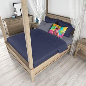 Nouveau léger Super doux facile d'entretien oeuvre décorative taille Standard Hippie Animal cochon taie d'oreiller housses de coussin - Product Image 4