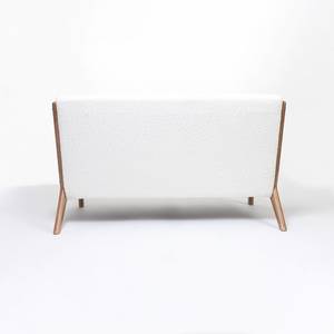 Modern Adjustable Boucle Fabric 2 Seater <b>Sofa</b> Solid <b>Wood</b> <b>Frame</b> Foam Filled Luxury Upholstered Loveseat <b>for</b> Apartment Hotel Use - Product Image 4