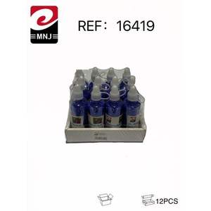 Grande bouteille de poudre PURPURINA noire et dorée pour fournitures d'artisanat - Product Image 3