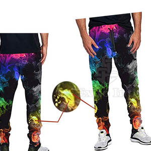 กางเกงจ็อกเกอร์ผู้ชายคุณภาพดี ระบายอากาศได้ดี สีสันตามสั่ง แฟชั่นใหม่ ขายดี สตรีทแวร์ กางเกงซับลิเมชั่นผู้ชาย - Product Image 3