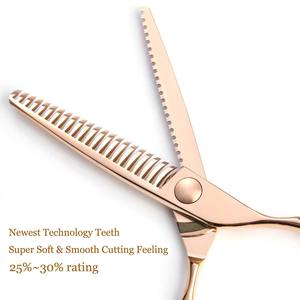Tijeras de Peluquería Ovexa de 10 mm, Acero Inoxidable, Punta Lisa, Agarre Perfecto, Juego de Tijeras de Barbería para Cortar el Cabello, con Bolsa - Product Image 5