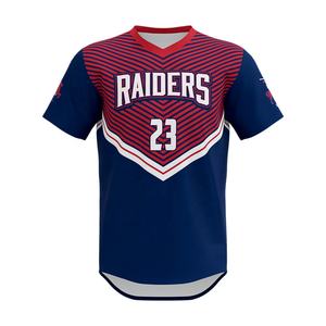 Venta al por mayor de la mejor calidad de poliéster tela uniforme de béisbol impreso personalizado bordado Logo Jersey camisas ropa deportiva - Product Image 1