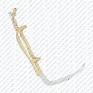 Écarteur mammaire de qualité supérieure style Tebbetts 25x120mm à pointe dentelée avec guide de lumière et aspiration, instrument de chirurgie plastique OEM - Product Image 3