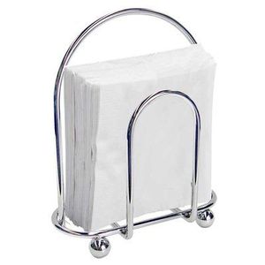 Nouveau support de serviettes en fer rose doré au design élégant pour mariage, distributeur de serviettes en papier sur pied - Product Image 2